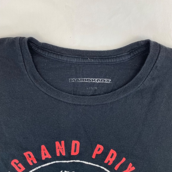 Mario Kart Nintendo Grand Prix Graphic T-Shirt Black Men’s Size Large - Picture 10 of 11